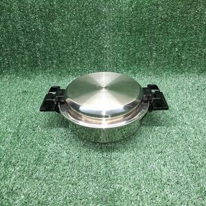 Lifeware 304 3ply Stainless Steel Pan 9"  round 3" depth